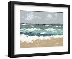The Breakers II-Jade Reynolds-Framed Art Print