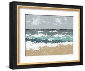 The Breakers II-Jade Reynolds-Framed Art Print