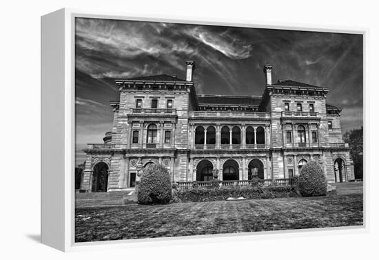 The Breakers Newport Rhode Island B/W-null-Framed Stretched Canvas