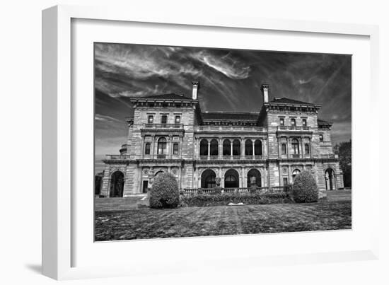 The Breakers Newport Rhode Island B/W-null-Framed Photo