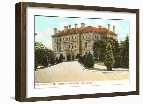 The Breakers, Vanderbilt Residence, Newport, Rhode Island-null-Framed Art Print