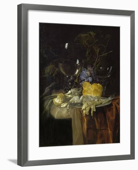 The Breakfast, 1679-Willem van Aelst-Framed Giclee Print