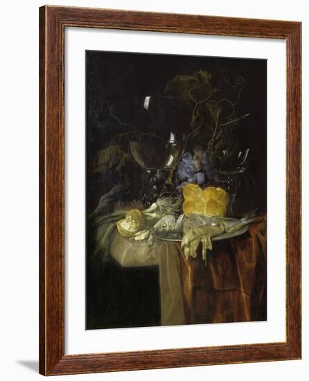 The Breakfast, 1679-Willem van Aelst-Framed Giclee Print