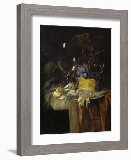 The Breakfast, 1679-Willem van Aelst-Framed Giclee Print