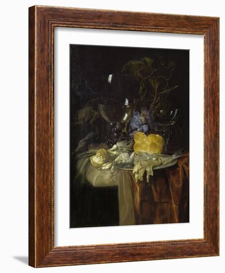 The Breakfast, 1679-Willem van Aelst-Framed Giclee Print