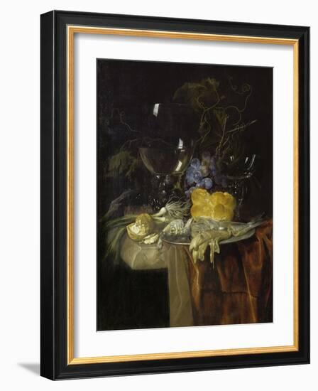 The Breakfast, 1679-Willem van Aelst-Framed Giclee Print