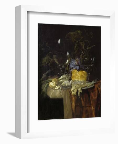 The Breakfast, 1679-Willem van Aelst-Framed Premium Giclee Print