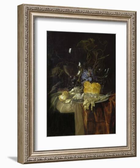 The Breakfast, 1679-Willem van Aelst-Framed Giclee Print