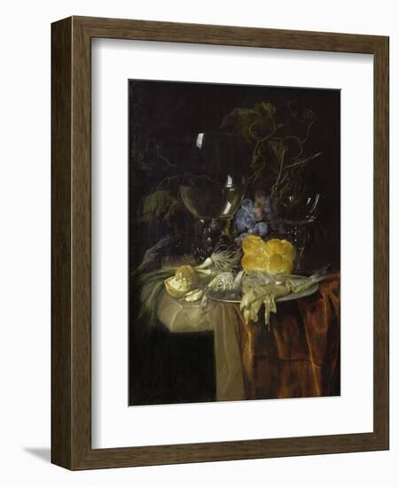 The Breakfast, 1679-Willem van Aelst-Framed Giclee Print