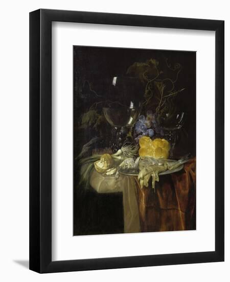 The Breakfast, 1679-Willem van Aelst-Framed Giclee Print