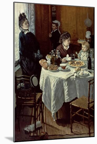 The Breakfast, 1868-Claude Monet-Mounted Giclee Print