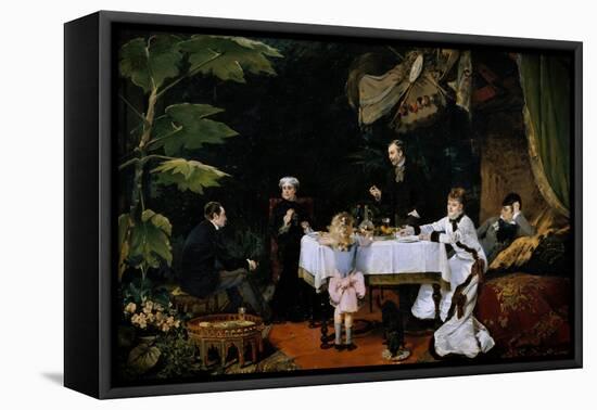 The Breakfast, 1877-Louise Abbema-Framed Premier Image Canvas