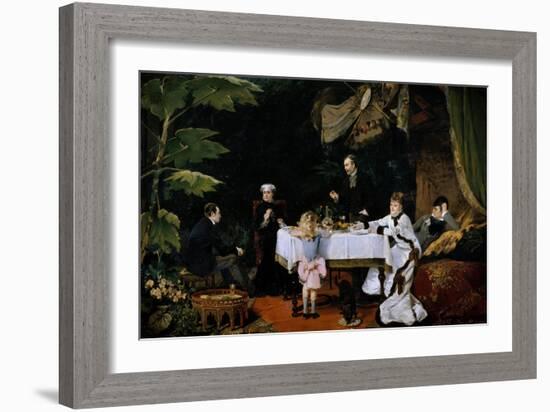 The Breakfast, 1877-Louise Abbema-Framed Giclee Print