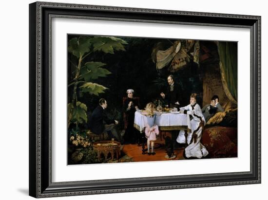 The Breakfast, 1877-Louise Abbema-Framed Giclee Print