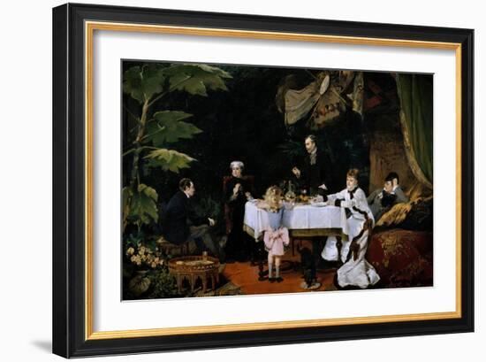 The Breakfast, 1877-Louise Abbema-Framed Giclee Print