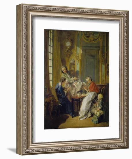 The Breakfast (Le Déjeuner), 1739-François Boucher-Framed Giclee Print