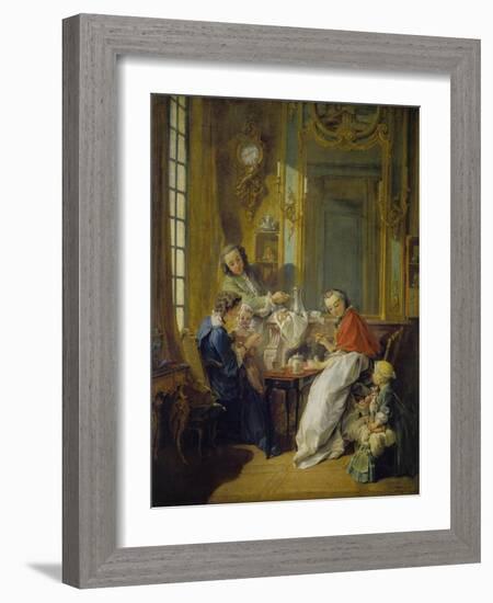 The Breakfast (Le Déjeuner), 1739-François Boucher-Framed Giclee Print