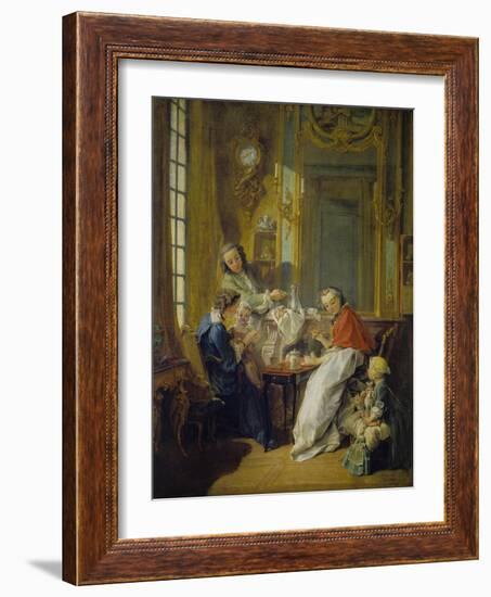 The Breakfast (Le Déjeuner), 1739-François Boucher-Framed Giclee Print