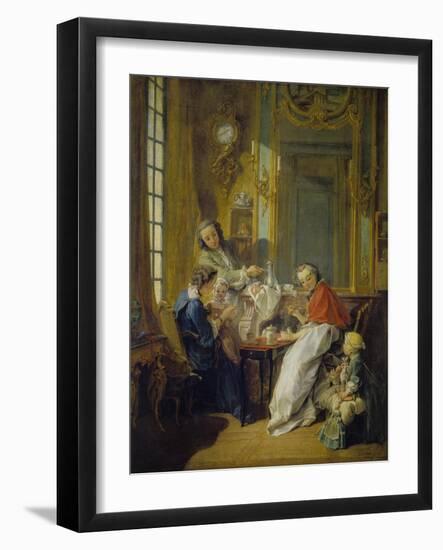 The Breakfast (Le Déjeuner), 1739-François Boucher-Framed Giclee Print