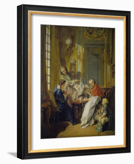 The Breakfast (Le Déjeuner), 1739-François Boucher-Framed Giclee Print