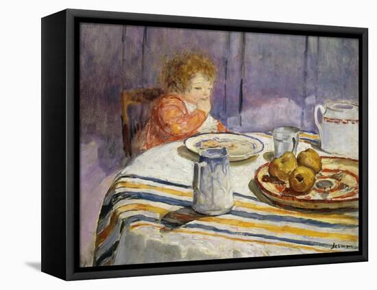 The Breakfast; Le Petit Dejeuner-Henri Lebasque-Framed Premier Image Canvas