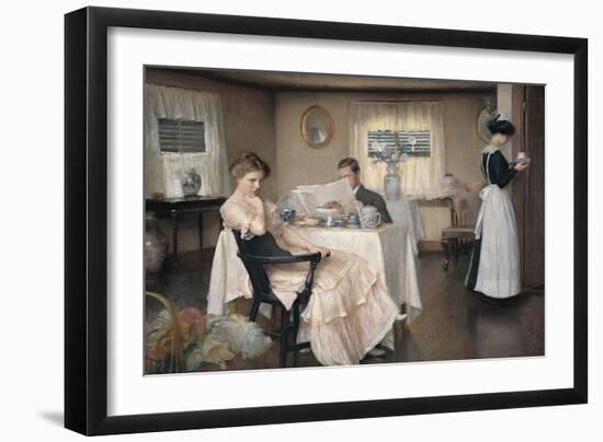 The Breakfast-William McGregor Paxton-Framed Art Print