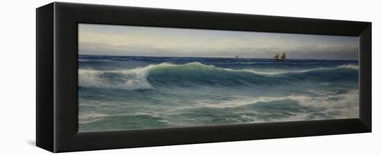 The Breaking Wave-David James-Framed Premier Image Canvas