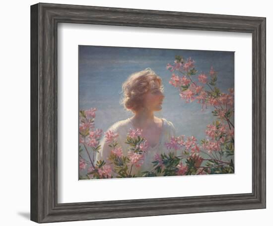 The Breath of the Wild Azalea-Charles Courtney Curran-Framed Giclee Print