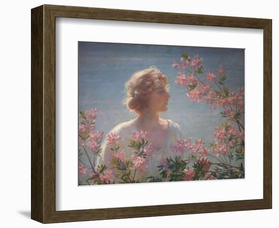 The Breath of the Wild Azalea-Charles Courtney Curran-Framed Giclee Print