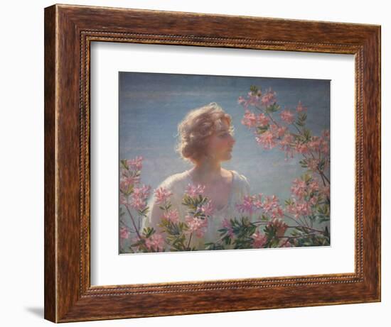 The Breath of the Wild Azalea-Charles Courtney Curran-Framed Giclee Print