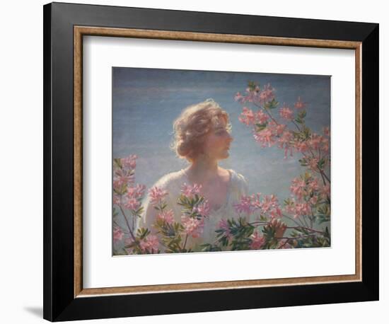 The Breath of the Wild Azalea-Charles Courtney Curran-Framed Giclee Print