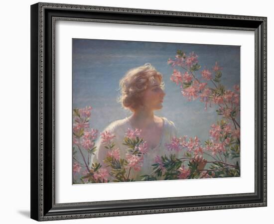 The Breath of the Wild Azalea-Charles Courtney Curran-Framed Giclee Print