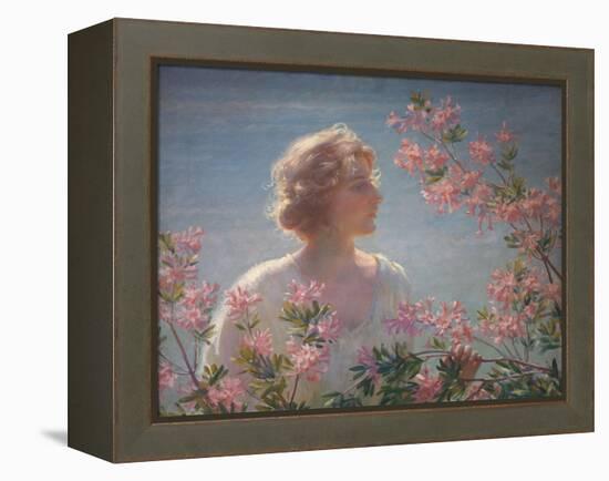 The Breath of the Wild Azalea-Charles Courtney Curran-Framed Premier Image Canvas