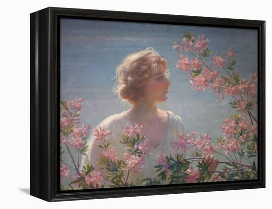 The Breath of the Wild Azalea-Charles Courtney Curran-Framed Premier Image Canvas