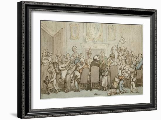 The Breedwell Family, 1807-Thomas Rowlandson-Framed Giclee Print