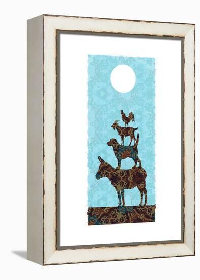 The Bremen Town Musicians-Teofilo Olivieri-Framed Premier Image Canvas