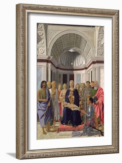 The Brera Altarpiece, 1472-74-Piero della Francesca-Framed Giclee Print