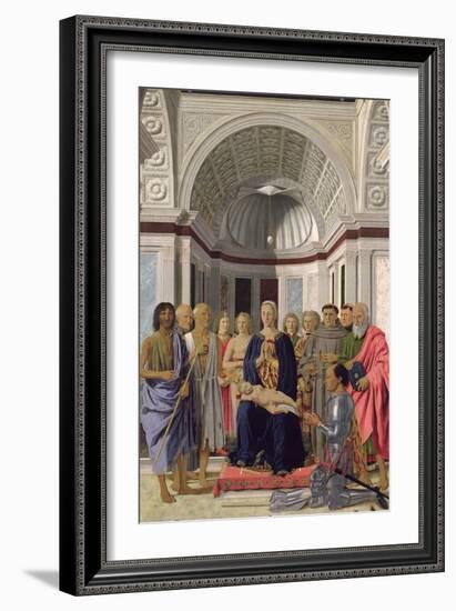 The Brera Altarpiece, 1472-74-Piero della Francesca-Framed Giclee Print