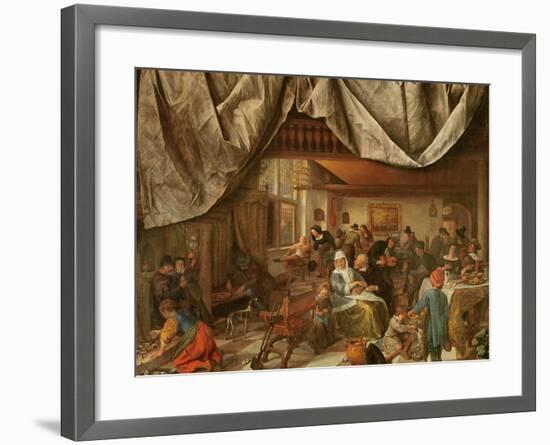 The Brewery of Jan Steen-Jan Havicksz. Steen-Framed Giclee Print