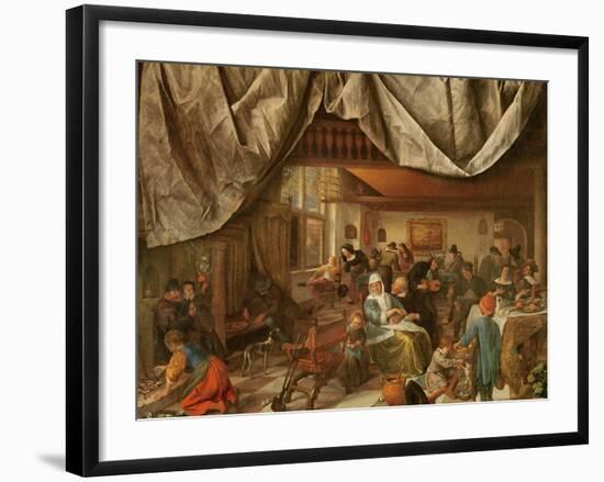 The Brewery of Jan Steen-Jan Havicksz. Steen-Framed Giclee Print