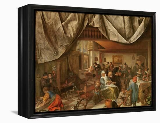 The Brewery of Jan Steen-Jan Havicksz. Steen-Framed Premier Image Canvas