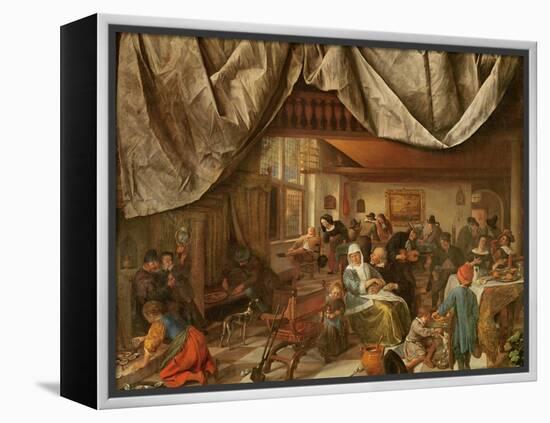 The Brewery of Jan Steen-Jan Havicksz. Steen-Framed Premier Image Canvas