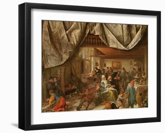 The Brewery of Jan Steen-Jan Havicksz. Steen-Framed Giclee Print