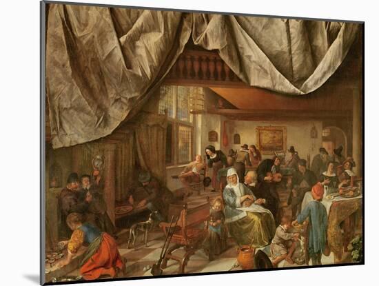 The Brewery of Jan Steen-Jan Havicksz. Steen-Mounted Giclee Print