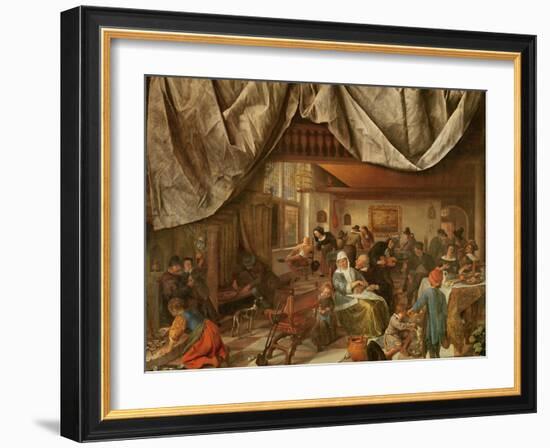 The Brewery of Jan Steen-Jan Havicksz. Steen-Framed Giclee Print