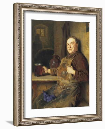 The Brewmaster's Break-Eduard Von Grutzner-Framed Giclee Print