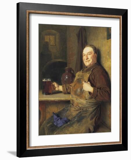 The Brewmaster's Break-Eduard Von Grutzner-Framed Giclee Print