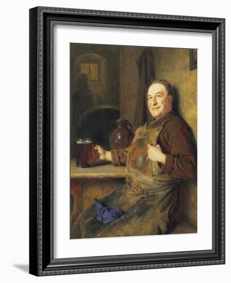 The Brewmaster's Break-Eduard Von Grutzner-Framed Giclee Print