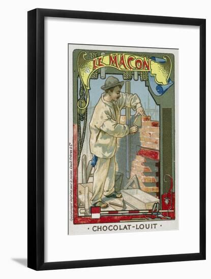 The Bricklayer-null-Framed Giclee Print