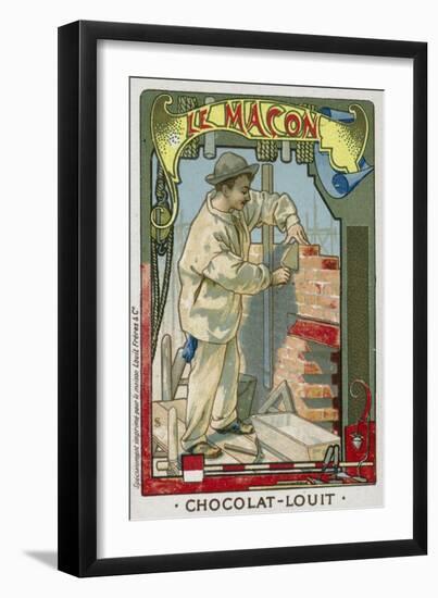 The Bricklayer-null-Framed Giclee Print